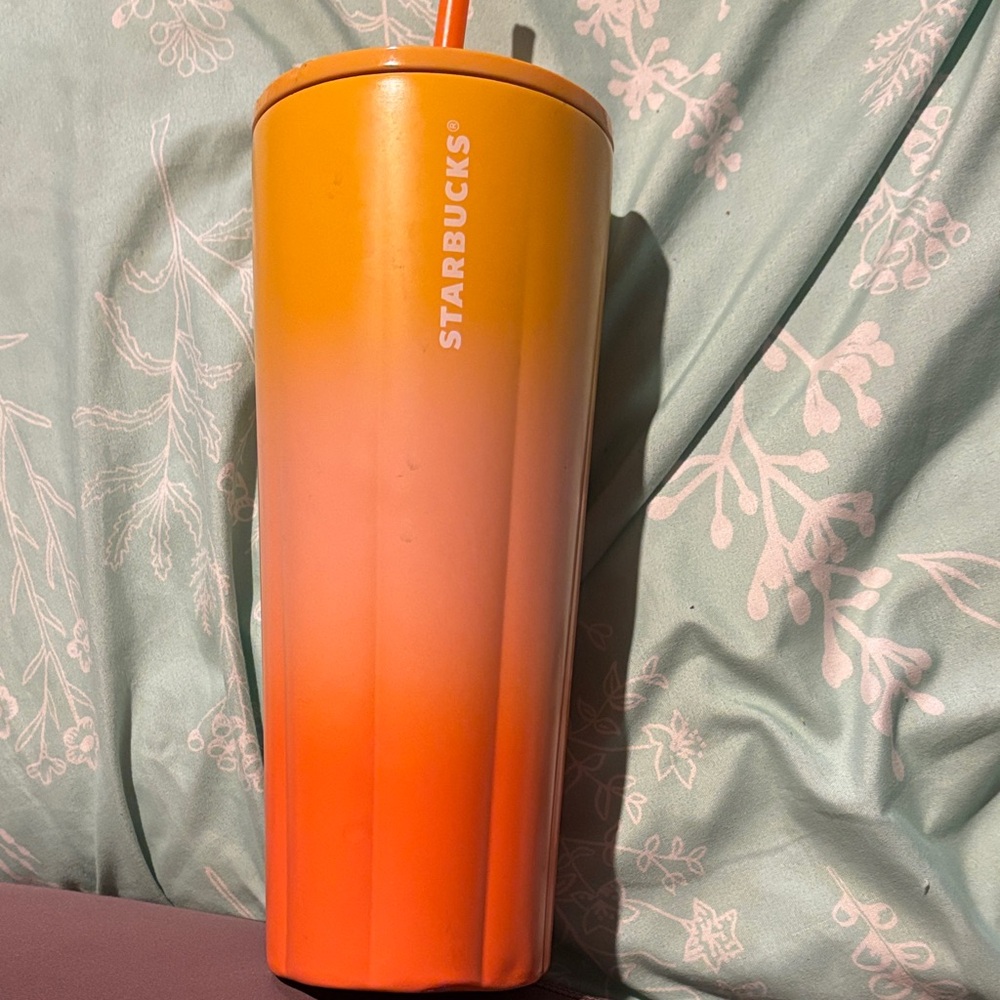 Starbucks Gradient Orange Tumbler